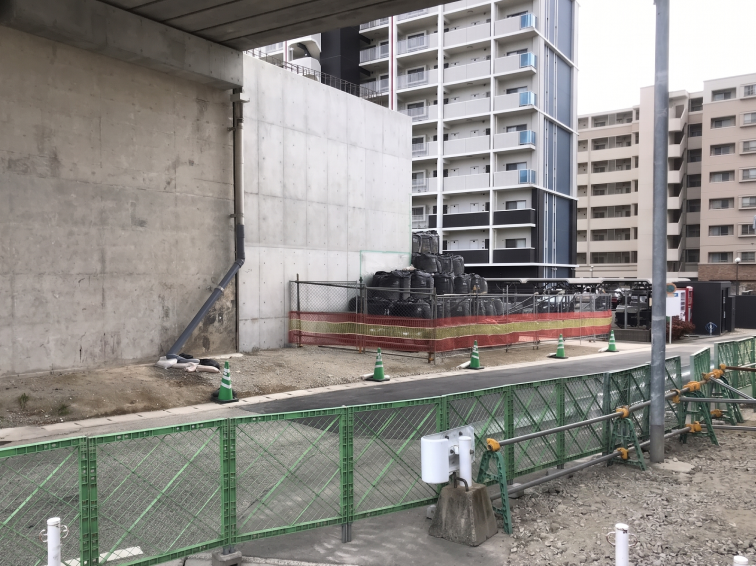 県道飯塚福間線大門橋橋梁下部工（A1）工事