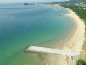 江口海岸養浜工事