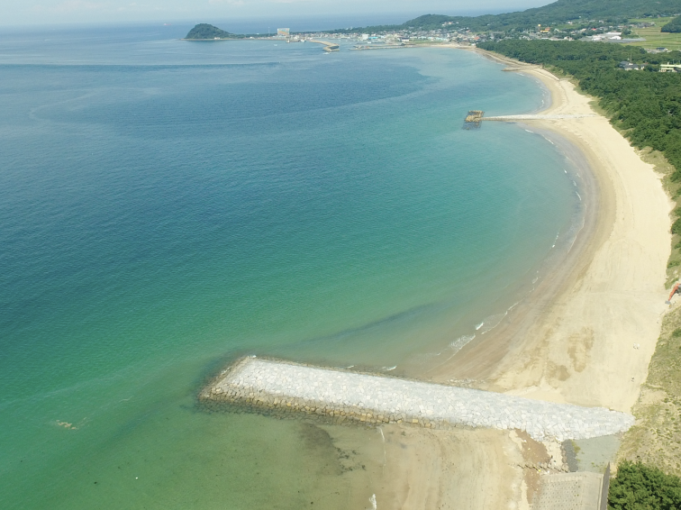 江口海岸養浜工事